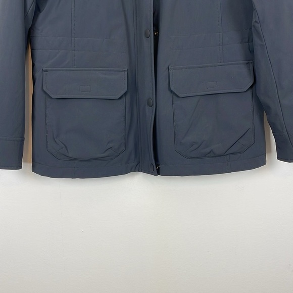 Orvis Thermore Insulated Womens L Jacket Drawstring Waist 5 Zip Pockets Zip Snap - Picture 2 of 13